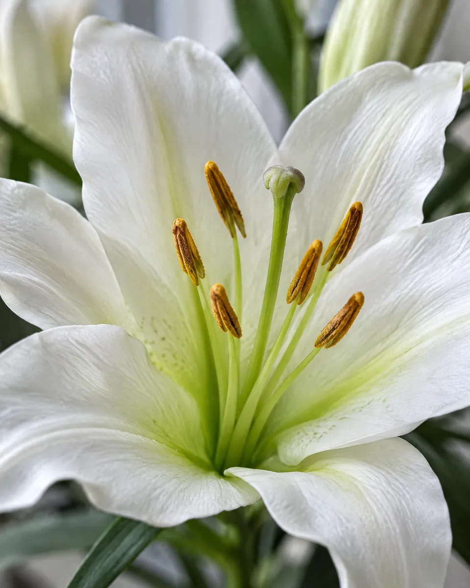 A white lily